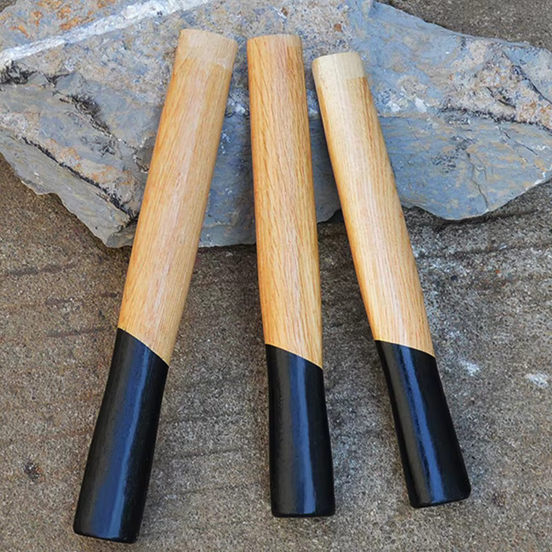 JETTING Eisen-Vierkant-Hammer mit braunem Holzgriff aus Hickory für Stahlnagelklauen - Bild 3