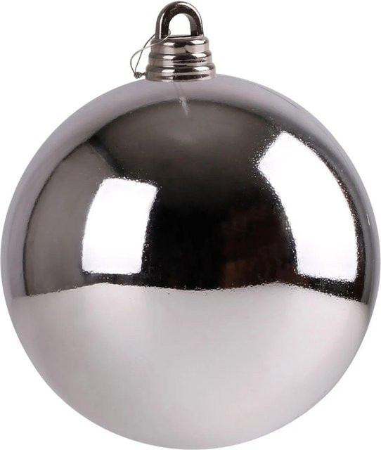 Lex Christbaumkugel Silber Glänzend Durchmesser: 15 cm - Bild 1