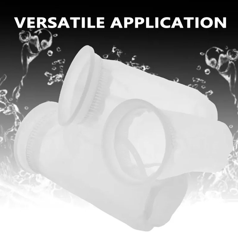 3 Stück IBC Nylon Filterbeutel in Weiß zur Entlüftung und als atmungsaktiver Regenwasserfilter für Tonfässer und Regentanks - Bild 3