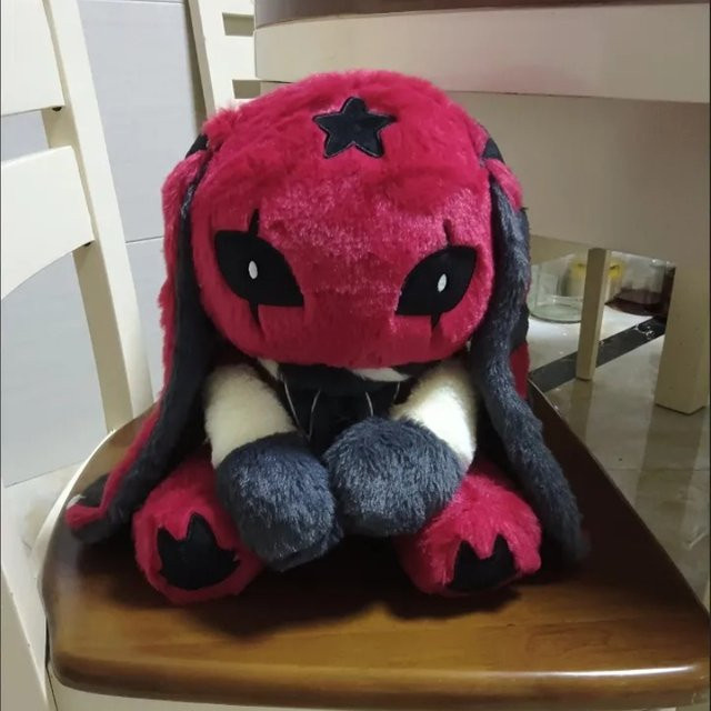 LISM Pierrot Kawaii Anime Puppe, Plüsch / Textil, 30 cm, Bunt / Mehrfarbig - Bild 1