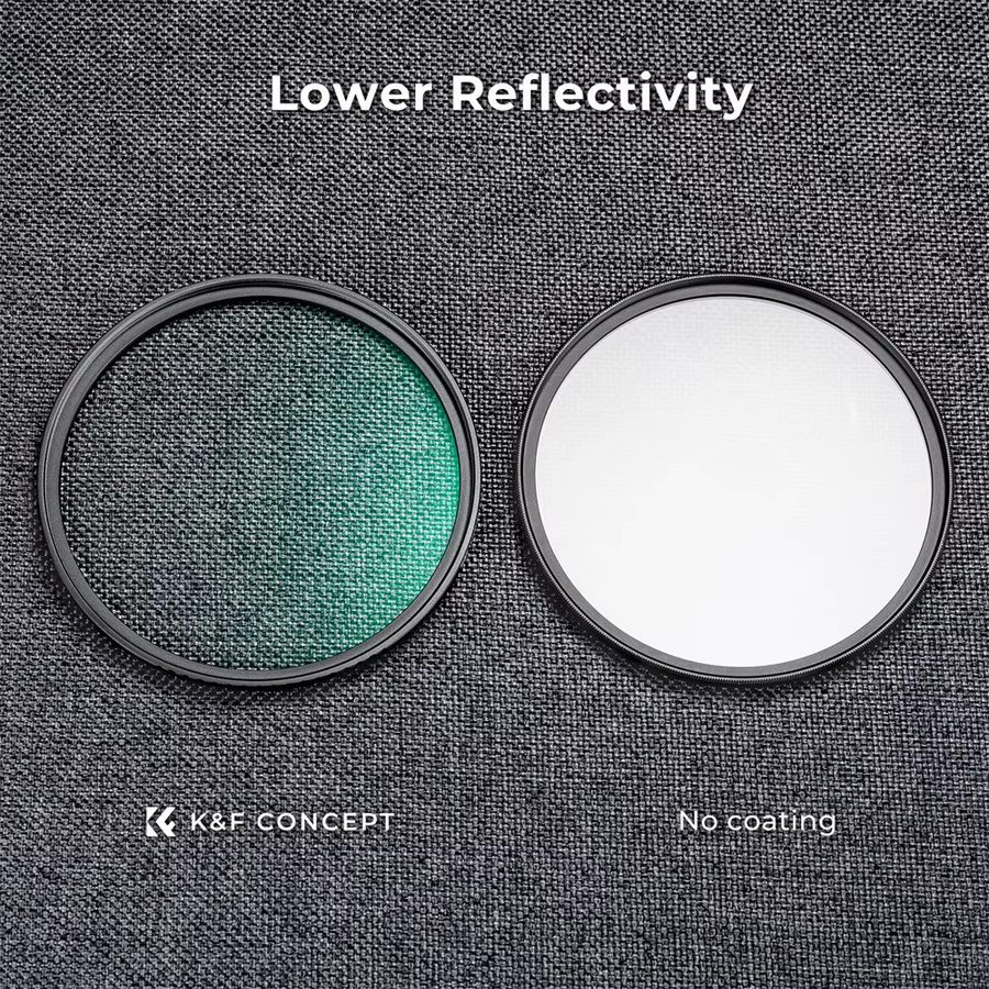 K&F CONCEPT Nano K Serie Diffusionsfilter Set Schwarz mit 18 Mehrschichtbeschichtungen und Reinigungstuch - Bild 5