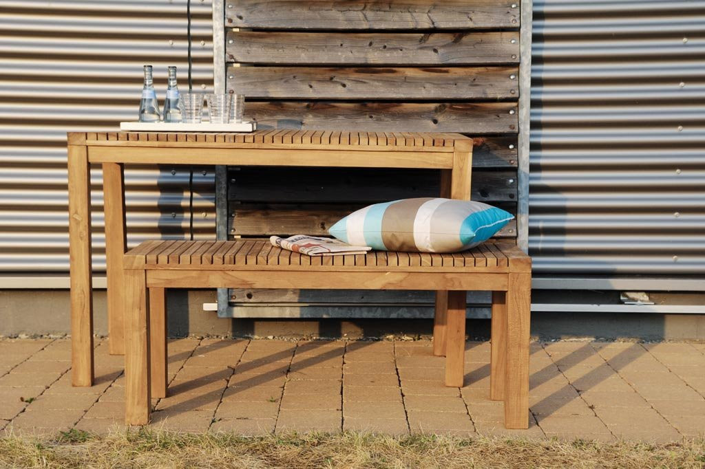 Jan Kurtz Tisch Samoa aus Teakholz in Braun, B/T/H: 150 x 75 x 75 cm - Bild 3