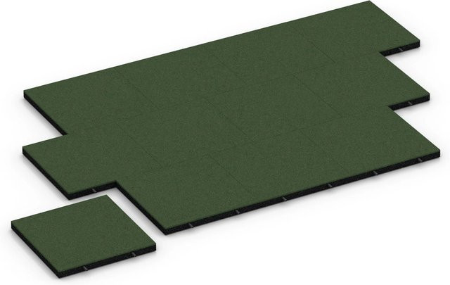 WARCO Fallschutzplatten Grasgrün B/T/H: 50 x 50 x 4,5 cm - Bild 1