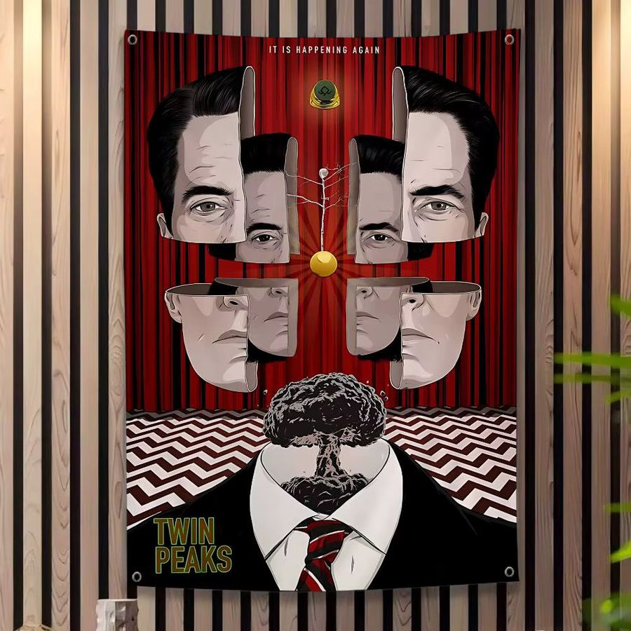 Potdemiel Twin Peaks TV-Serie Banner Multicolor, rechteckig und zum Aufhängen - Bild 6