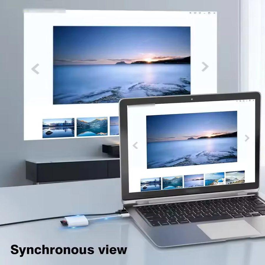 2-in-1 Typ-C zu SD/TF-Karten OTG-Adapter in Weiß für iPhone 16 15 Pro Max, iPad Mini 6 und Samsung Geräte - Bild 4