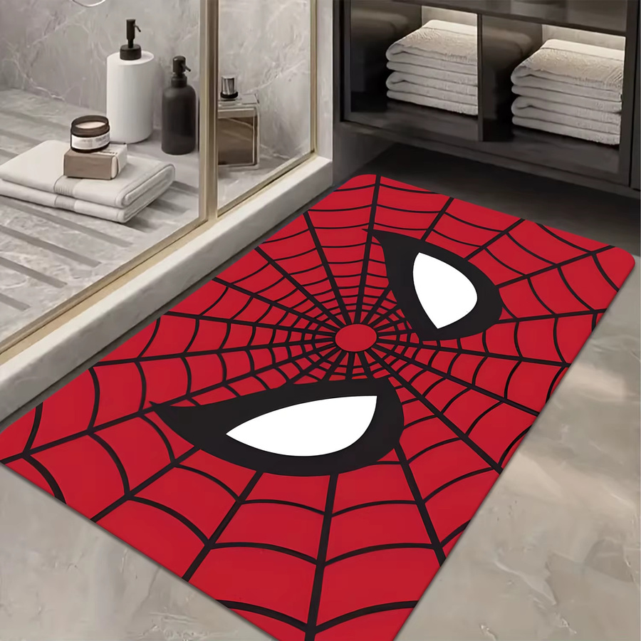 Beast Kingdom Marvel Flanell-Bodenmatte mit Superhelden-Design in Rot - Bild 4