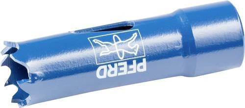 PFERD Bi-Metall Lochsäge Co8 M42 für Stahl, Edelstahl, Blech und Holz, Durchmesser: 16 mm, Schnitttiefe: 3,4 cm, Farbe: Blau - Bild 1