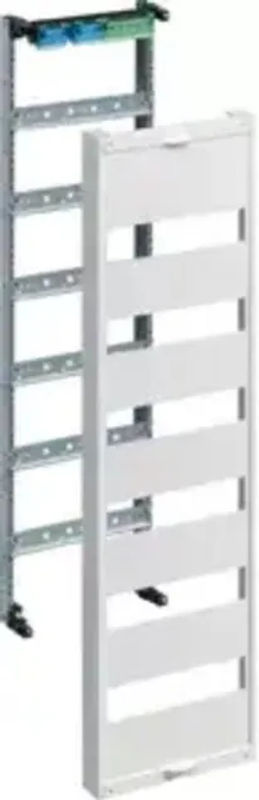 Hager UW61V Einbausatz univers mit Hutschienen für 6-reihige AP Feldverteiler, Farbe: Weiß - Bild 2