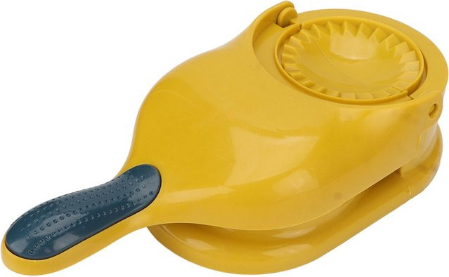 CosyHome 2 in 1 Tragbarer Manueller Knödel Maker aus Kunststoff, Gelb - Bild 1