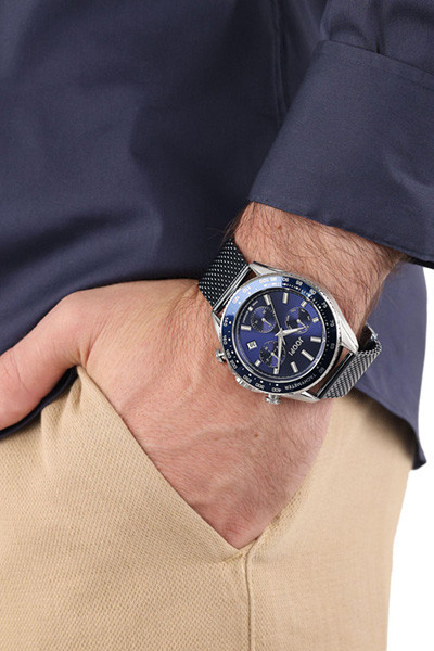 Joop! Chronograph, Silber/Navy, Unisex - Bild 2