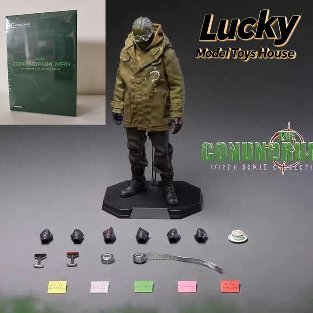 Venus Toys The Conundrum Man Hooides Windbreaker Coat Cloth Design SS003, 6-Zoll-Actionfigur, Komplettset - Bild 1