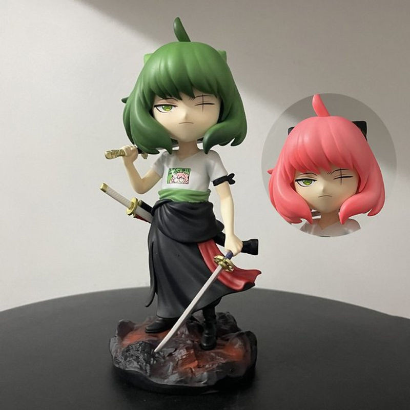 Bandai Anime Roronoa Zoro Actionfigur aus PVC, mehrfarbig, Höhe: 18,5 cm - Bild 1
