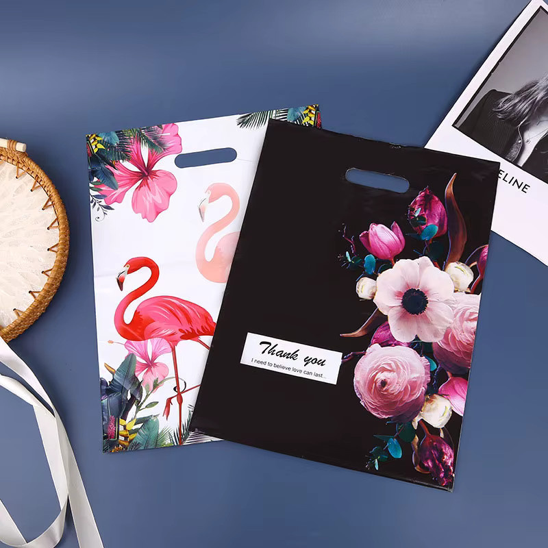 Multicolour Plastiktüten mit Griffen für Geschenke und Einkäufe, 25 oder 50 Stück - Bild 4