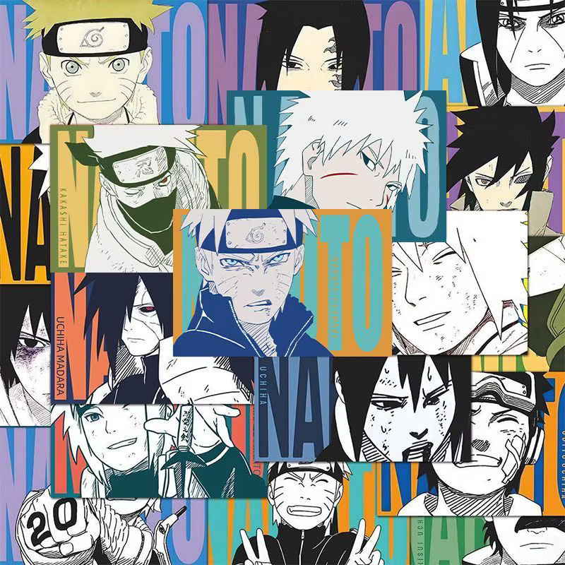 Naruto Uzumaki Cartoon Aufkleber in Multicolour für dein DIY Notizbuch - Bild 3