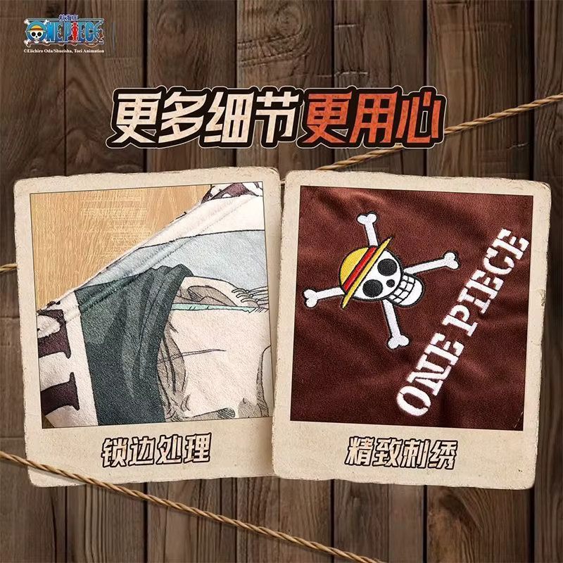 One Piece Anime Handdecke mit Roronoa Zoro, Nika, Nami und Sanji in Multicolour aus Polyester - Bild 5