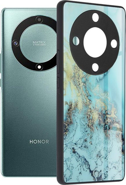 Techsuit Glaze Schutzhülle für Honor Magic5 Lite in Blau - Bild 1