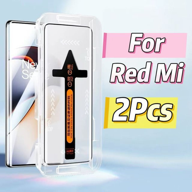 2er-Pack Xiaomi HD-Displayschutzfolie für Redmi Note 13 Pro+, 14 Pro, 15 und 15 Pro+, transparent - Bild 1