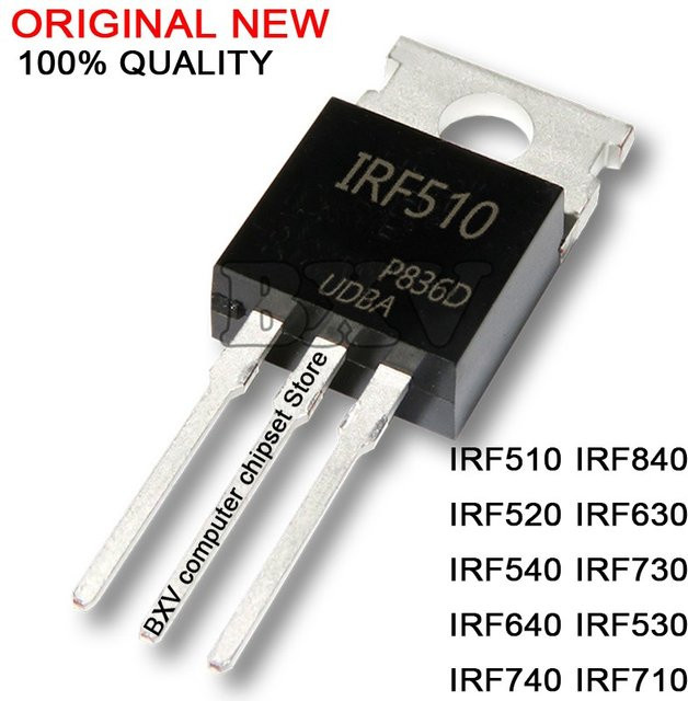 10er Set Transistor und Spannungsregler Kit mit LM317T und IRF-Modellen in Schwarz - Bild 1