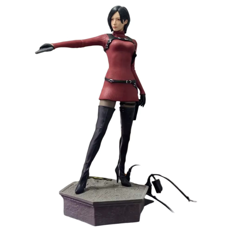 Bandai Resident Evil 4 Ada Wong Figur, Sammlermodell, 33cm, Rot - Bild 3