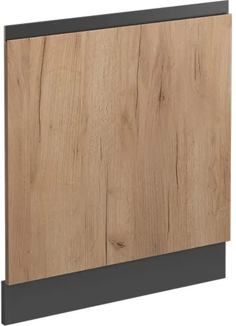 Vicco Geschirrspülerblende R-Line J-Shape in Anthrazit und Eiche, Breite: 60 cm - Bild 2