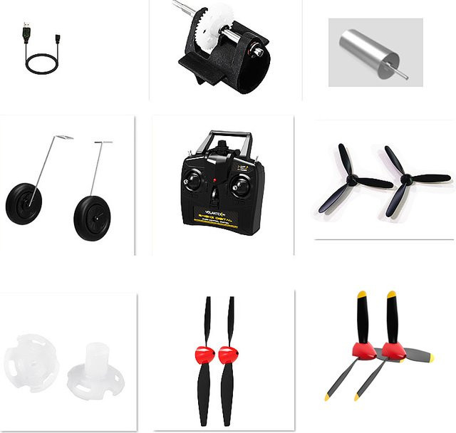 ANTSIR RC Flugzeug Zubehör, Ersatzteile, Kunststoff - Bild 1