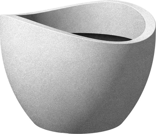 Scheurich Pflanzgefäß Wave Globe in Grau, Durchmesser: 50 cm, Höhe: 37,1 cm - Bild 1