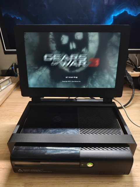 Retro Arcade Display für XBO E Konsole, 13,3 Zoll Full HD Mini-Monitor in Schwarz - Bild 1
