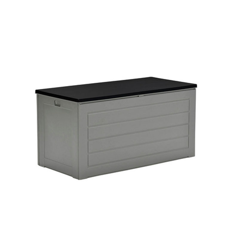 GARDEN IMPRESSIONS Kissenbox aus Kunststoff in Grau/Schwarz, B/H/T: 146,4 x 74,9 x 71 cm - Bild 2