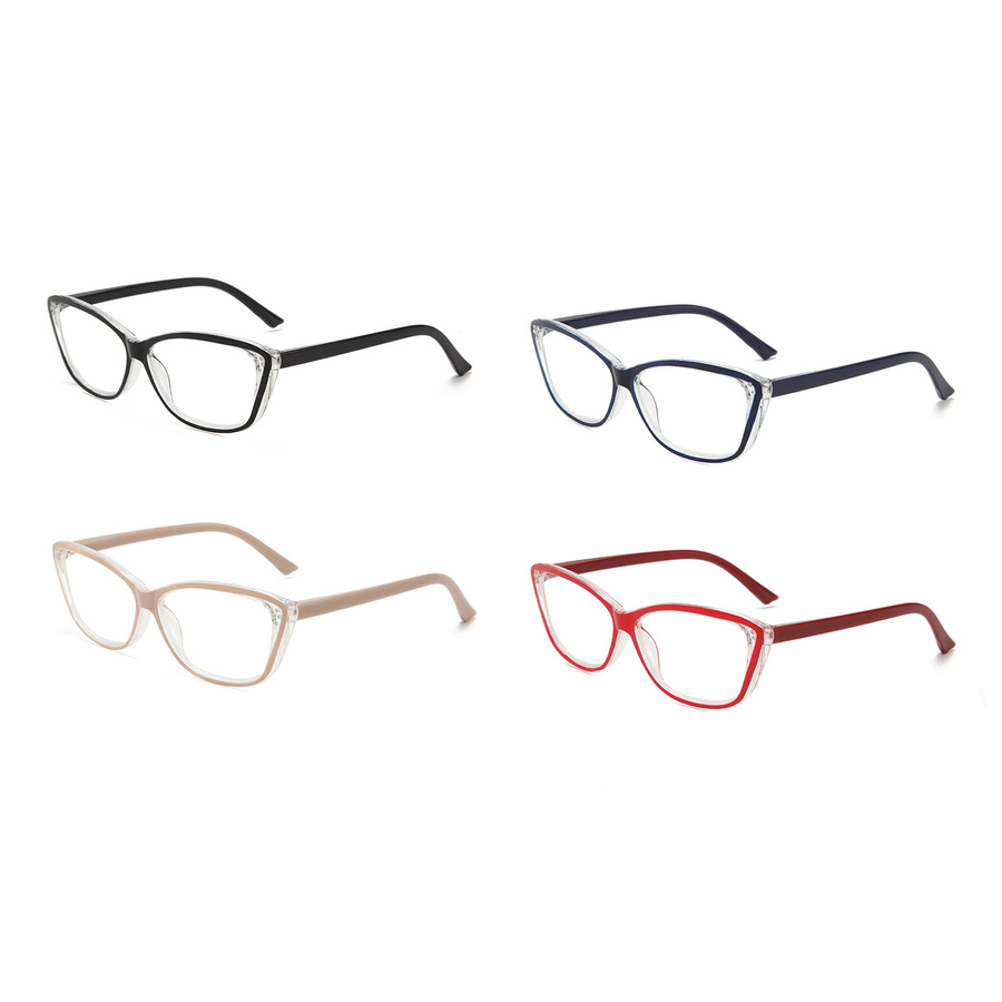 TWOOO Lesebrille Cat-Eye, Vollrand, Kunststoff - Bild 2