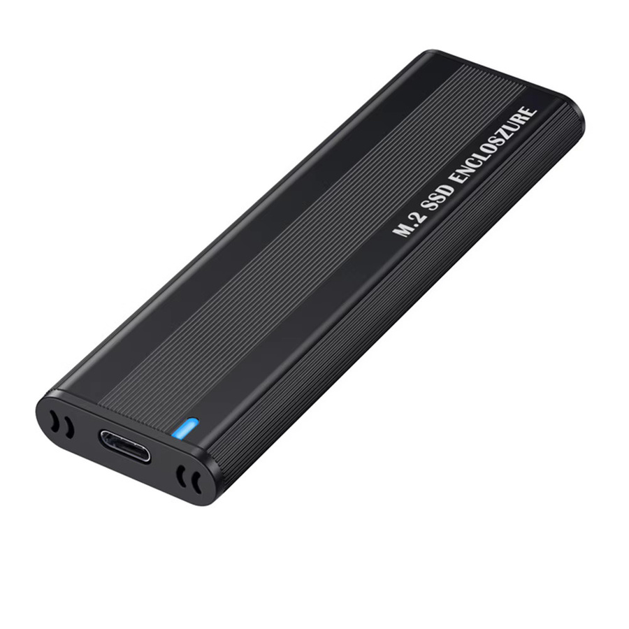 Alloet Dual-Protokoll M.2 NVMe SSD-Gehäuse 10Gbps Adapter in Schwarz, werkzeuglos - Bild 5