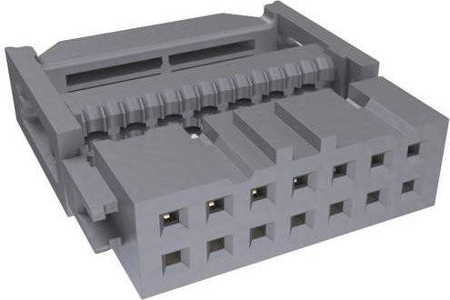 Amphenol 71600-114LF Pfosten-Steckverbinder in Grau - Bild 1