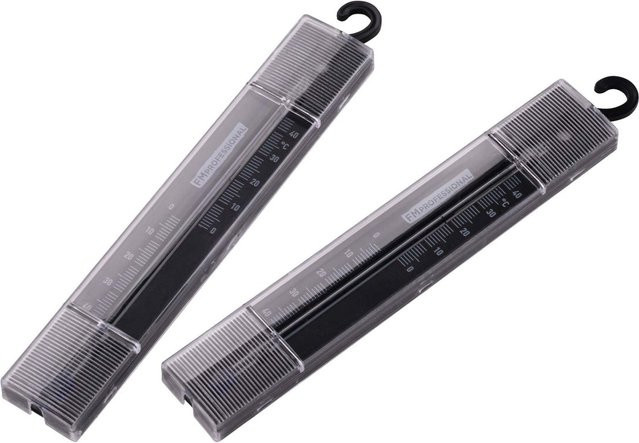 FMprofessional Gefrierschrank Thermometer, 2-teilig, grau und transparent - Bild 1
