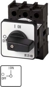 Eaton Ein-Aus-Schalter für den Einbau P1-32/E in Weiß oder Schwarz mit IP65 Schutzart - Bild 1