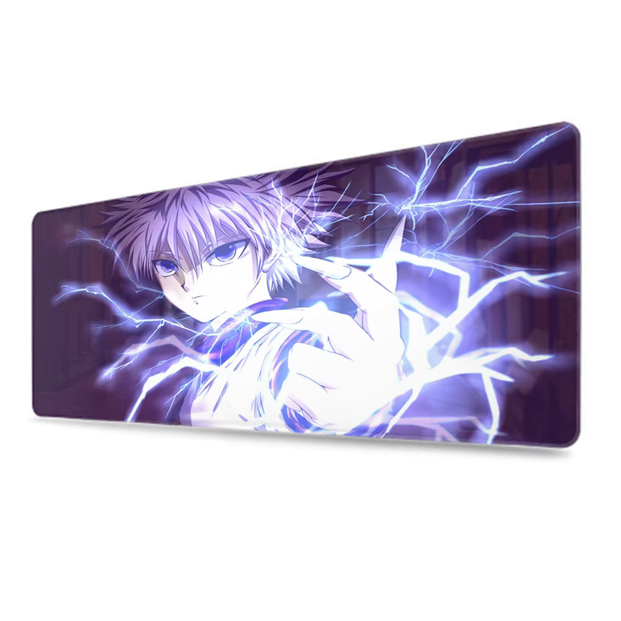Prime Gaming XXL Mauspad Hunter x Hunter Killua Zoldyck in Multicolour mit gestickten Kanten als Tastaturunterlage - Bild 7