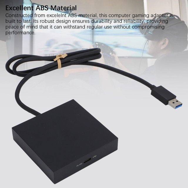 DIYelecs DisplayPort PC-Spieladapter für hochauflösende Ausgabe in Schwarz - Bild 1