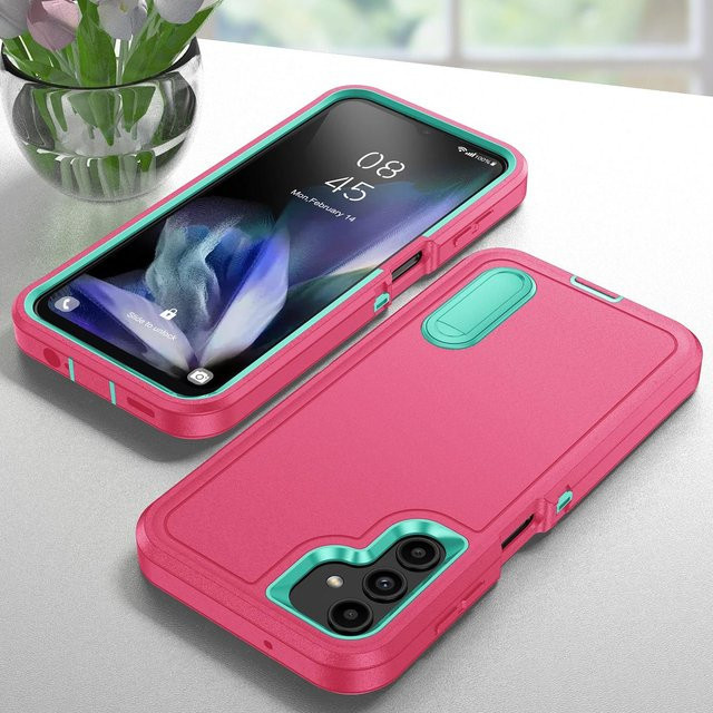 Stoßfeste und robuste Schutzhülle für Samsung Galaxy S25 Ultra Edge sowie verschiedene Galaxy A- und S-Modelle in Rose Rot - Bild 1
