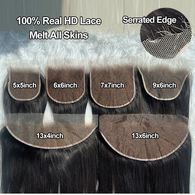 Eva Hair Lace Frontal Echthaar, Unisex - Bild 1