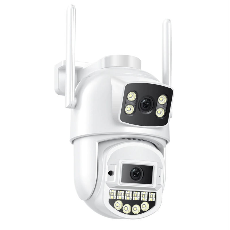 BESDER Dual-Objektiv IP PTZ Outdoor Überwachungskamera mit 4K 8MP und 10MP Auflösung, 5G WIFI, Menschliche Erkennung, Weiß - Bild 7