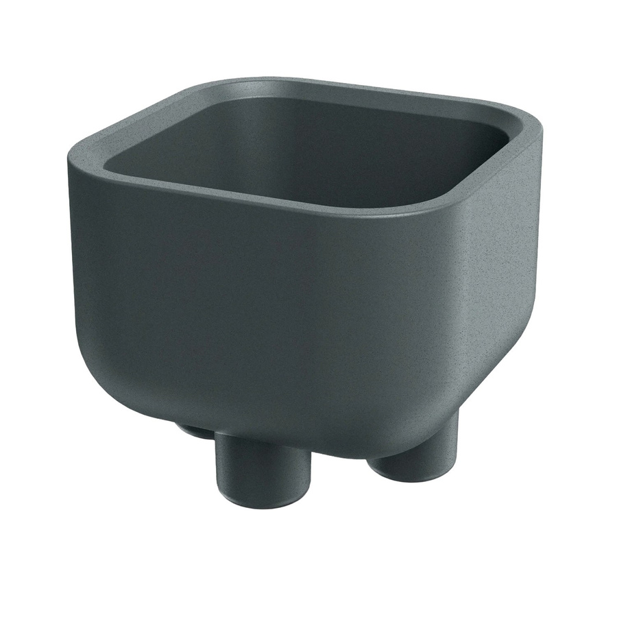 Prosperplast Blumentopf Molta Square Foot in Graphit, B/T/H: 48 x 48 x 39 cm - Bild 2
