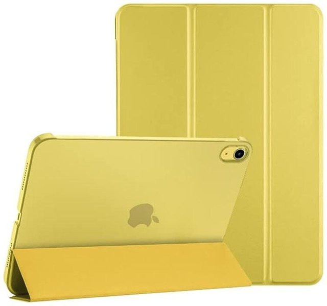 Schutzhülle für iPad Air 11 und iPad Pro 11 mit Ständer-Funktion und Hartschalen-Rückseite in Gelb - Bild 1