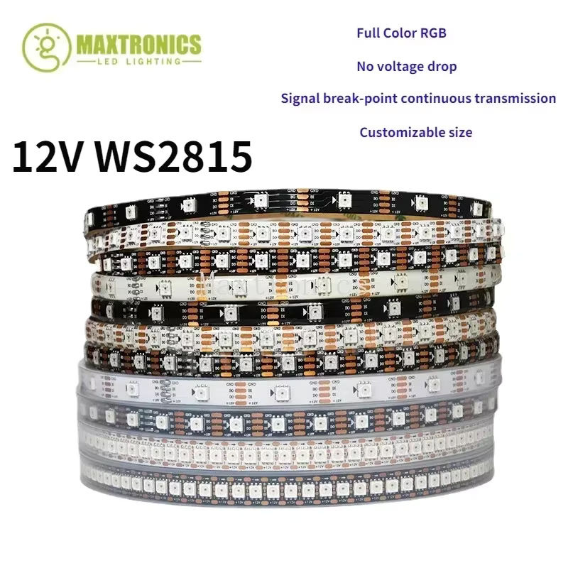 SAGE LU MEI RGBIC LED-Streifen individuell adressierbare Dual-Signal-Vollfarb-LED-Bänder in Multicolour - Bild 5