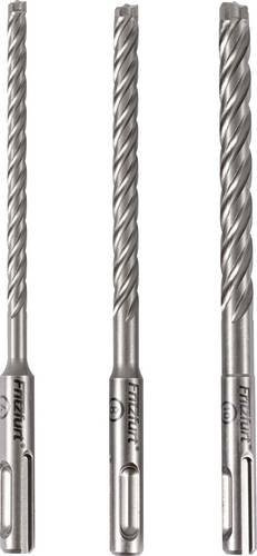 FRITZFURT SDS-Plus Hartmetall Hammerbohrer-Set 3-teilig, Farbe: Silber, Durchmesser: 6 mm, 8 mm, 10 mm, Gesamtlänge: 165 mm - Bild 1