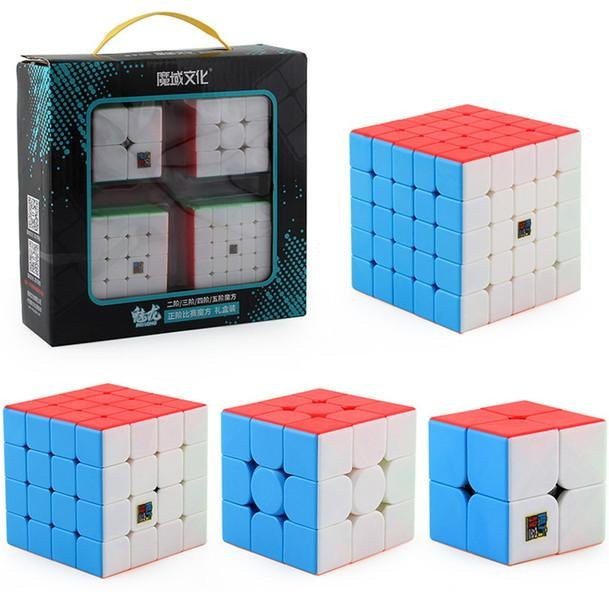 MofangJiaoshi Geschwindigkeitswürfel-Set, 4-teiliges Set, Lernspielzeug - Bild 1