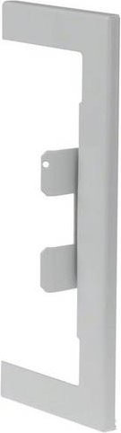 Hager Wandanschlussblende BRS65170WBVERZ für Elektro-Sockelleisten Verzinkt 1 Stück - Bild 1