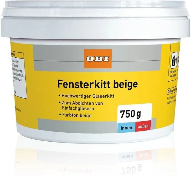 OBI Fensterkitt Acryl in Beige, 750 g - Bild 1