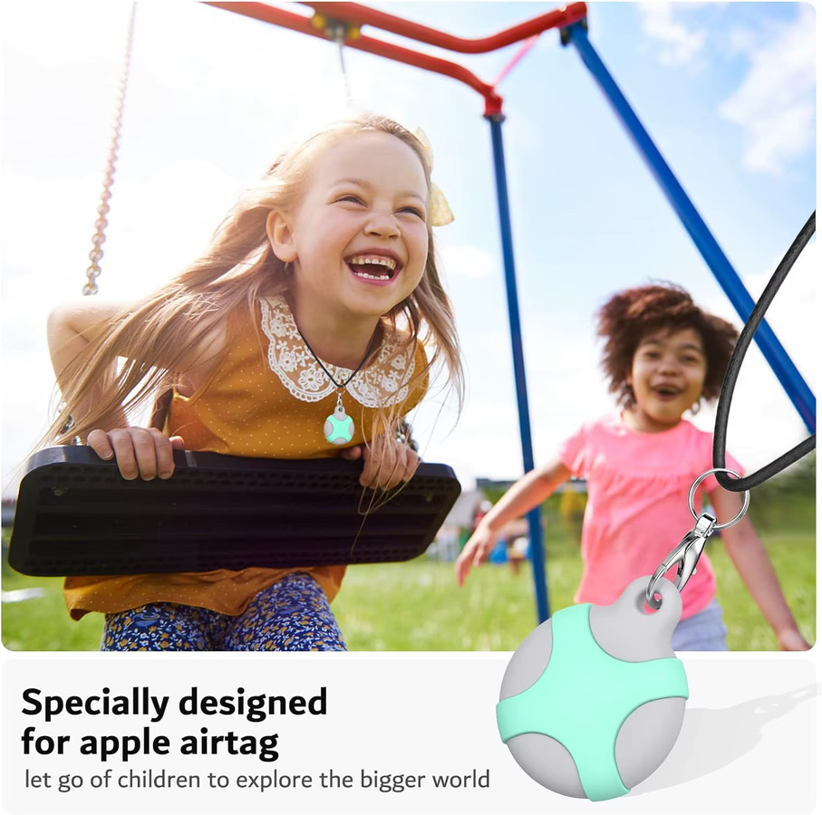 Apple AirTag-Halskette, Kinder, Weiß - Bild 3