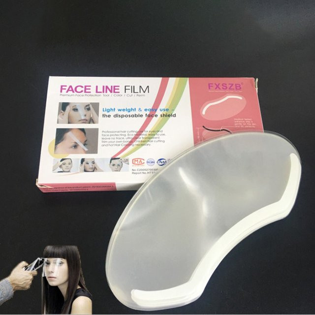 HNKMP Friseur-Augenschutzmasken, 50 Stück, Transparent, Unisex - Bild 1