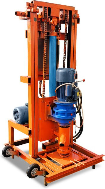 Relied Hydraulischer Mini-Bohrer für Haushaltsbrunnen in Orange, 150m Bohrleistung - Bild 1