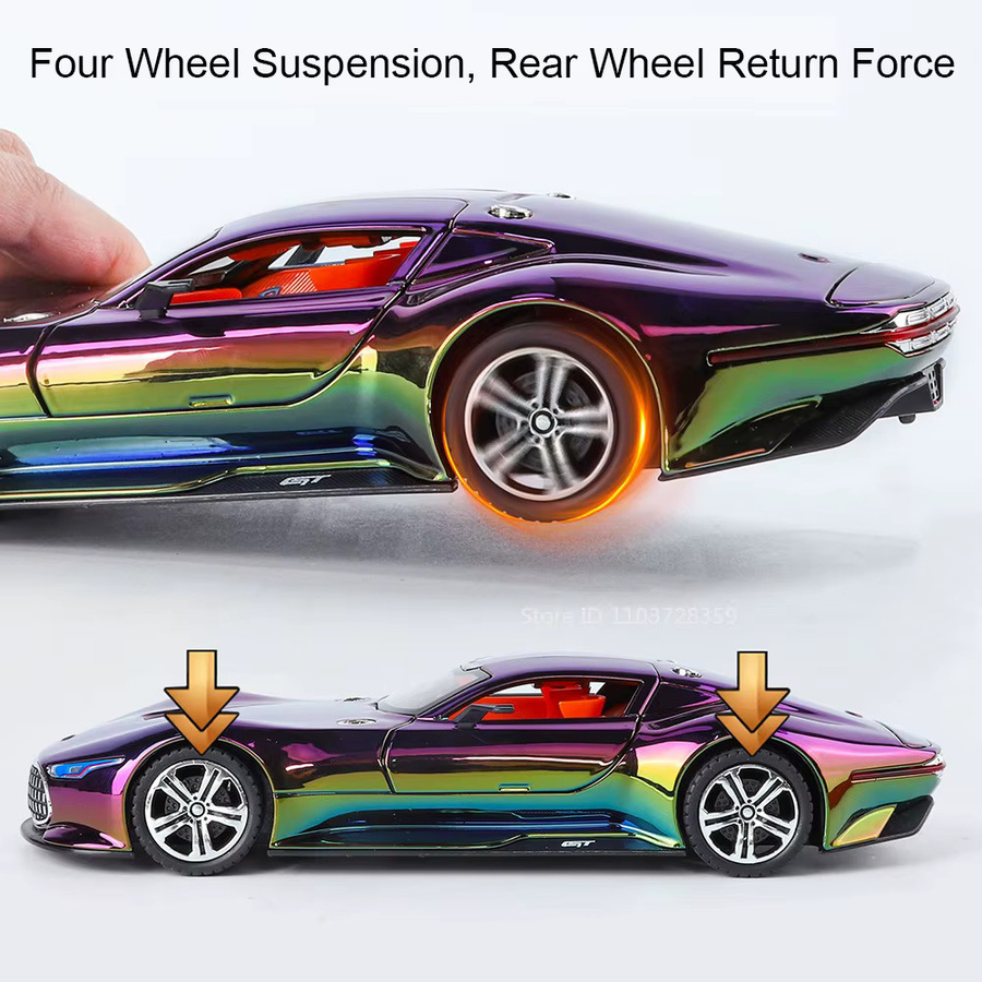 RMZ city Vision GT Apollo EVO Modell, Sportwagen, 1:24, mit Licht und Sound - Bild 4