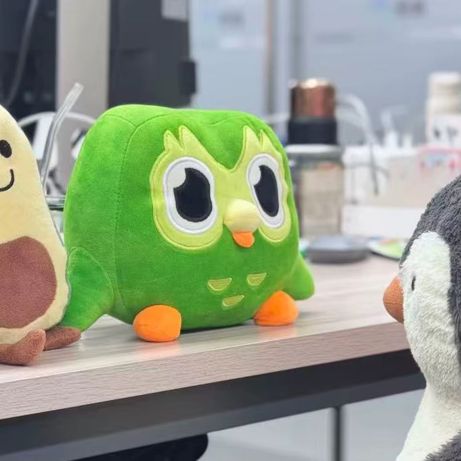 Bandai Duo, der Eule, Duo-Plüschtier, Grün, Plüsch / Textil - Bild 3
